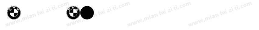 中文bmw type global re字体转换